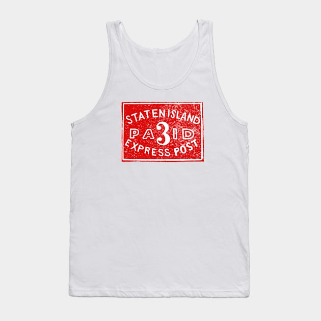 1849 Staten Island Express Post Tank Top by historicimage